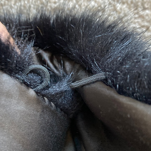 Elegant Black Faux Fur Scarf Wrap Glam Pin Up Retro Event Prom Vegan 68" Long - Picture 8 of 8